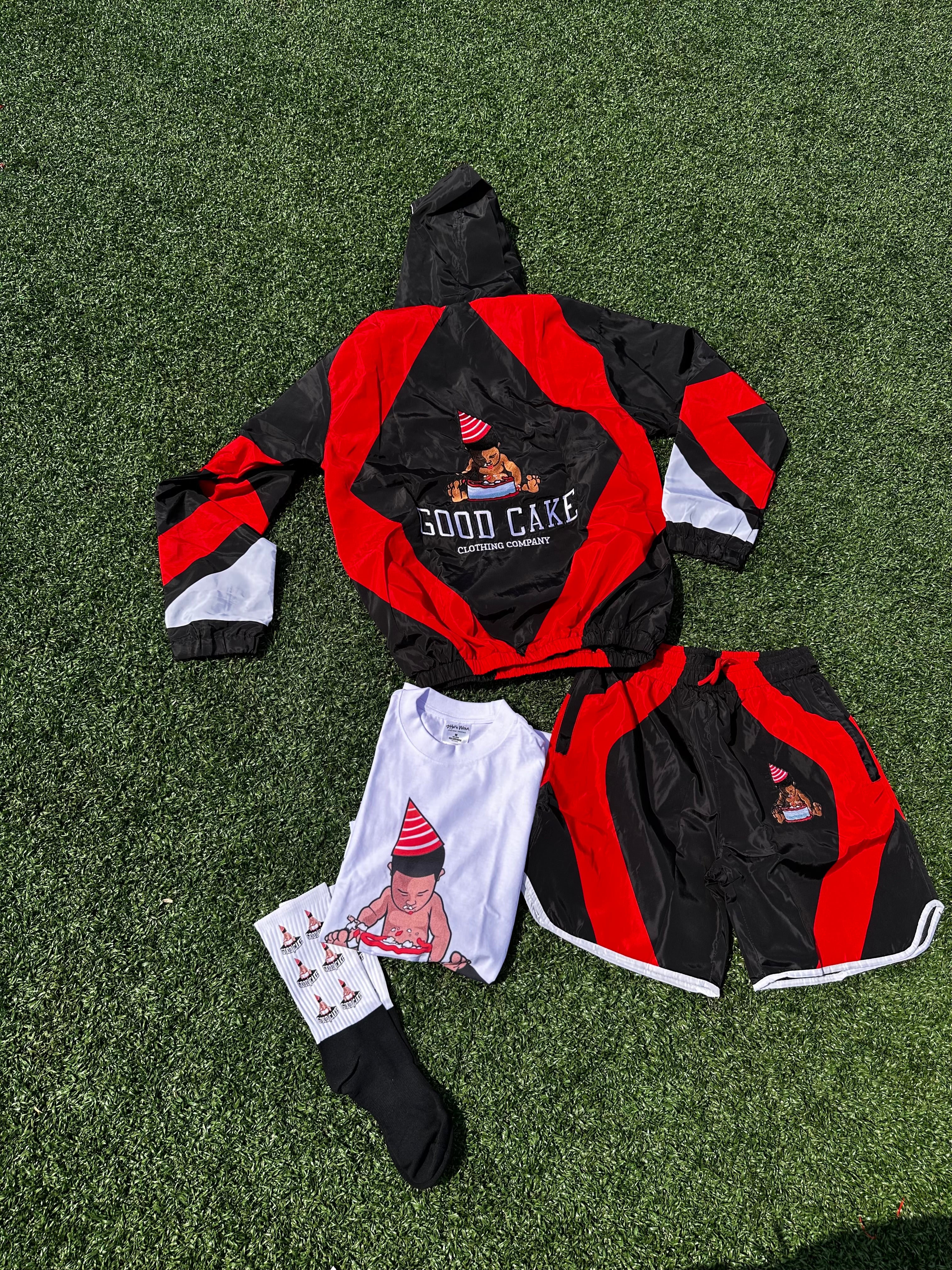 GoodCake Windbreaker Short set